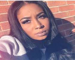 She has piercing on both sides of her nose She has piercing on both sides of her nose.